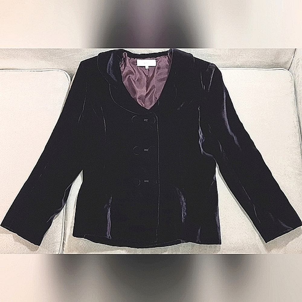 GOAT (now Jane) - Deep Purple Velvet Jacket